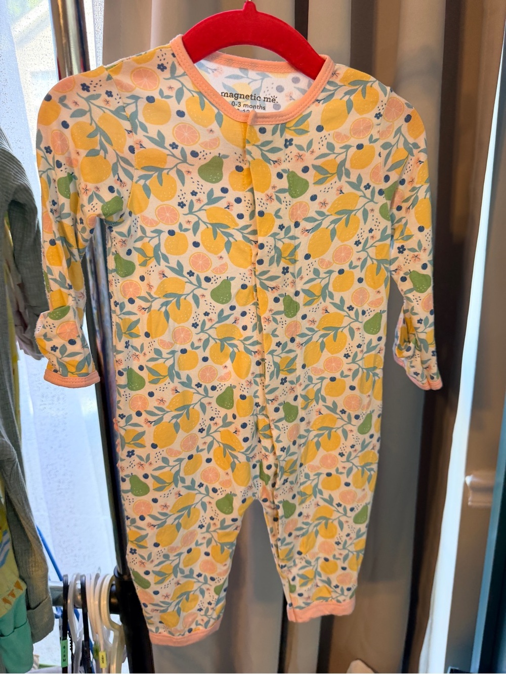 Magnetic Me Yellow Green Lemon Orchard Coveralls